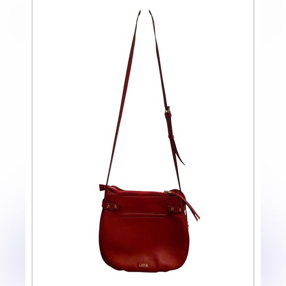 LODIS Solange Red Leather Crossbody - Picture 2 of 14
